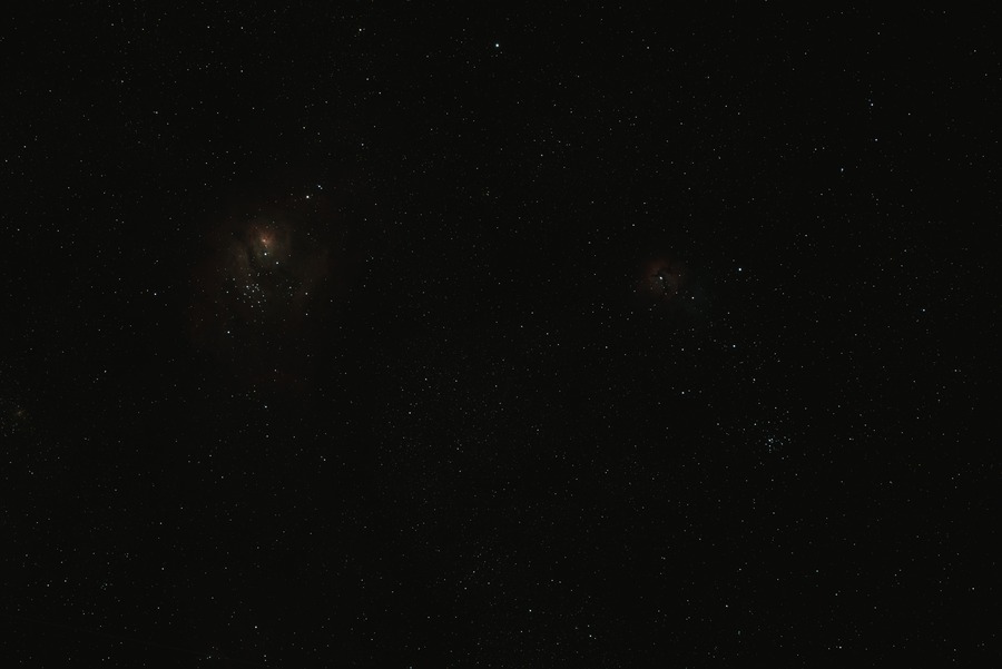 One raw, unprocessed light frame straight off the telescope